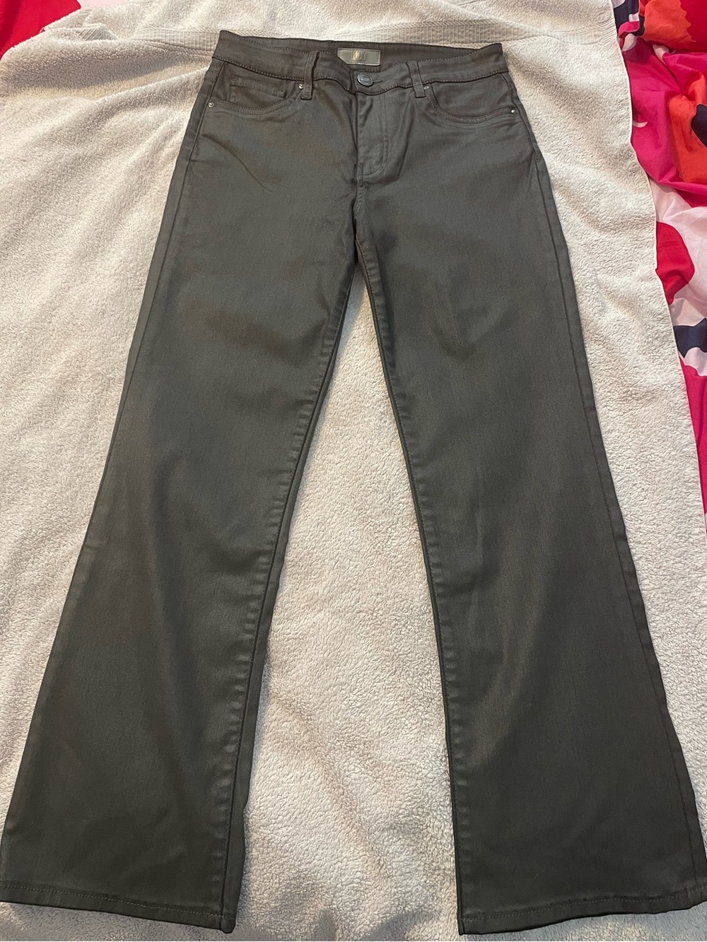 KUT from the Kloth Kelsey Gray Coated Fab AB Jeans — Size 4